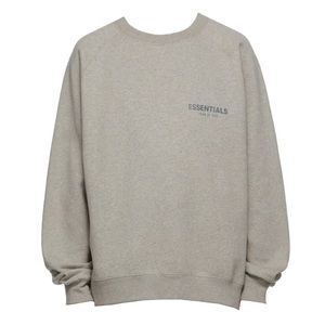 Fear of God Essentials Crewneck dark Heather oat size XL